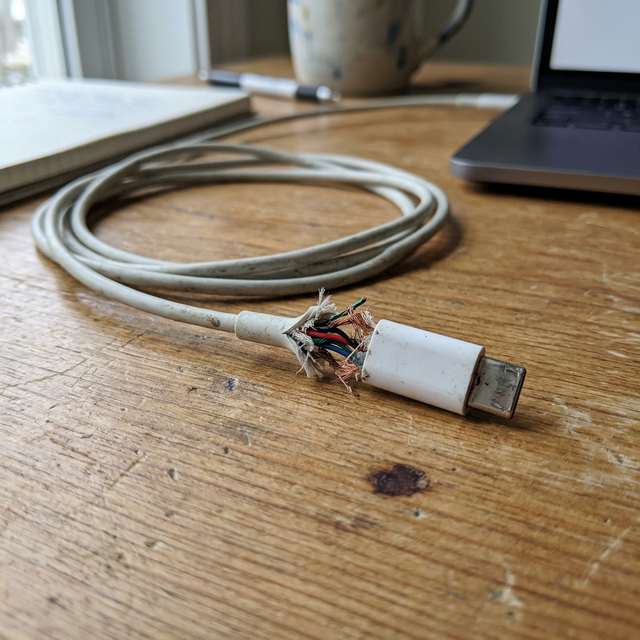 Broken charger